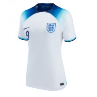 Camiseta Inglaterra Harry Kane #9 Primera Equipación Replica Mundial 2022 para mujer mangas cortas
